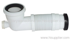 PVC Flexible WC Connector 90 Degree With Vent Supplier