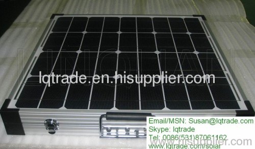 60W 12V Portable folding solar panel kit