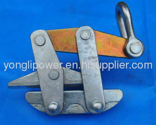 Come along clamp grip for anti-twist steel wire rope