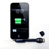 iPhone 4S smart cable strap with micro sd card reader