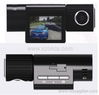 1080P +Double lens + motion detection recording function+120degrees