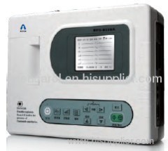 Three channel ECG machine with large screen