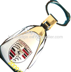 metal porsche car keychain