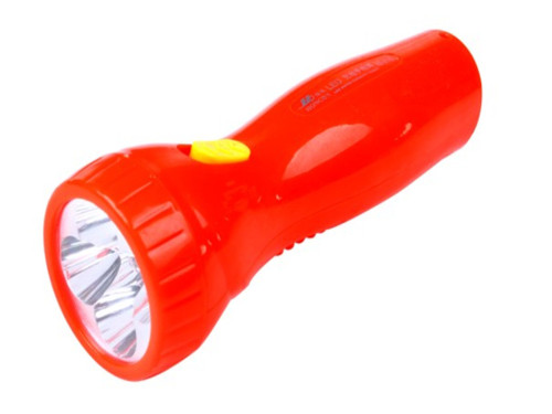 LED Plastic Rechargeable flashlight