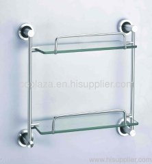 Sell China Double Glass Shelf in Low Shipping Cost g8318