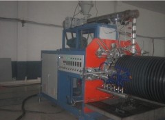 Plastic large diameter winding pipe production line