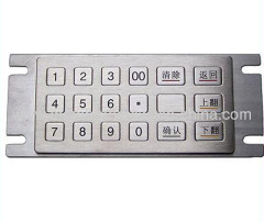 metal mumeric keypad