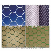 pvc coated hexagonal wire mesh