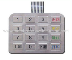 custom metal keypad