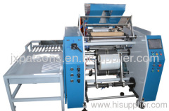 Stretch wrap rewinder machine