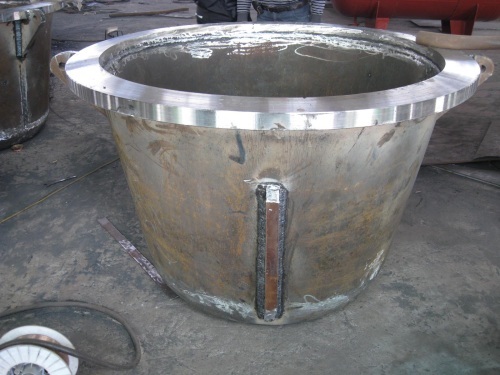 cast molten steel ladle