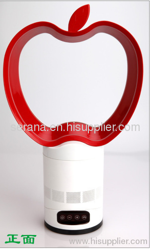 apple bladeless fan with remote control, fan without wings, fan without blades, energy saving bladeless table fan