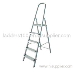 5step folding aluminum ladder with TUV/GS certification