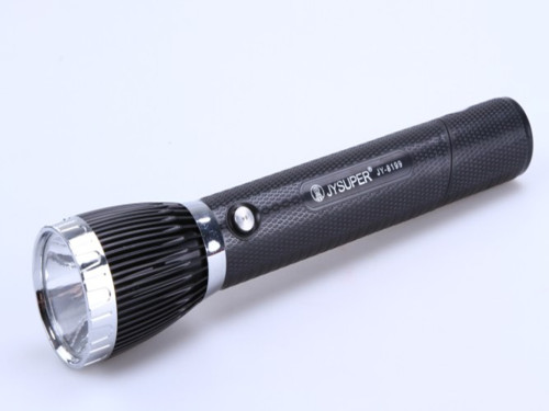 Black LED Rechargeable flashlight