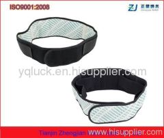 Nano tourmaline self-heating lumbar support belt