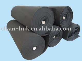 Activated carbon sponge filter mesh air filter