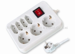 European type electrical socket with children protection