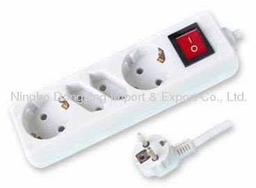 European type electrical socket without children protection