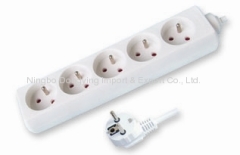 White French type electrical socket