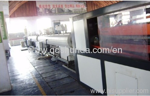 HDPE , PP water supply pipe extrusion line---plastic extruder