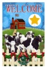 Custom Milch Cows garden flag