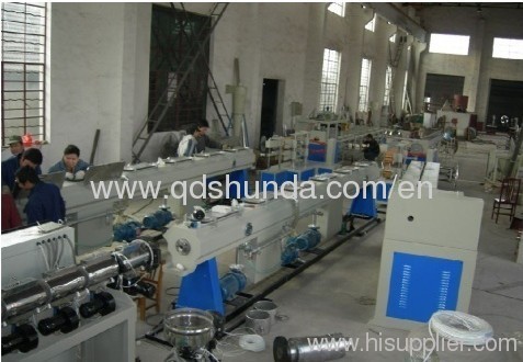 Plastic water supply pipe PP pipe production line
