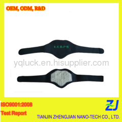 Self-heating tourmaline neck brace