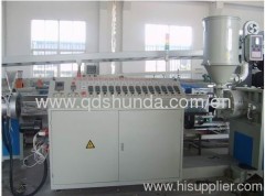 Plastic PE water supply pipe extruder Line