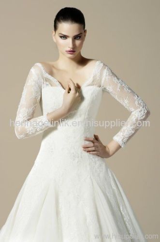 The top model wedding dress