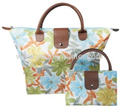 Oxford fabric folding shopping bag