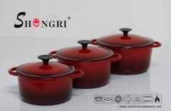 two tone cast iron cookware sets