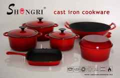 two tone cast iron cookware sets