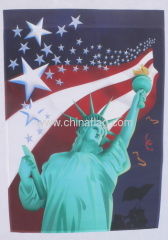 USA Liberty god garden flag