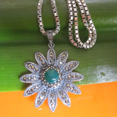 fashion Thai silver pendant necklace,925 Thai silver jewelry