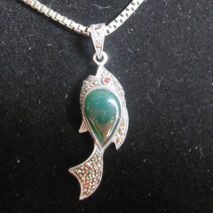 fashion silver pendant necklace jewelry,925 Thai silver jewelry