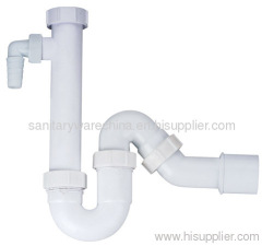 Cheap White PP Siphon Pipe Waste Trap Manufacturer