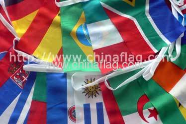 multinational string flag