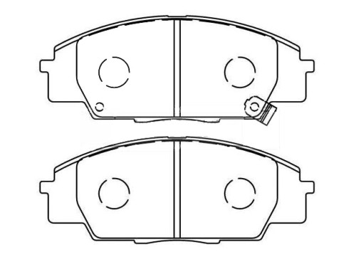Front brake pad sets HONDA
