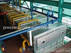 Drag chain leaching device