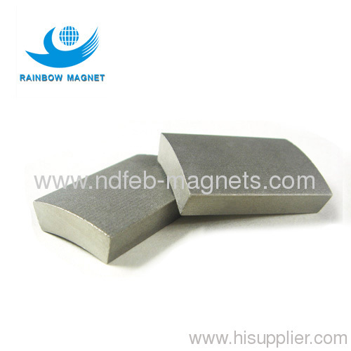 Sintered SmCo arc magnet for motor