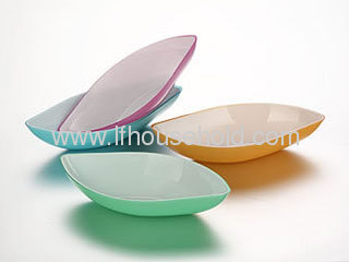 double wall plastic fruit plate big size plastic plate