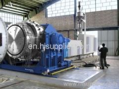 Large size HDPE pipe production line
