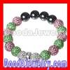 2012 NEW Trend AKA Style Clear Pink And & Czech Crystal Bracelets Wholesale