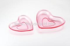 heart shape plate