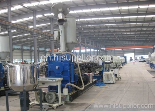 HDPE pipe extrusion production line