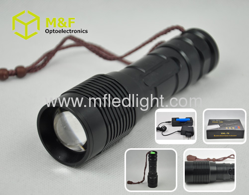 high power zoom flashlight