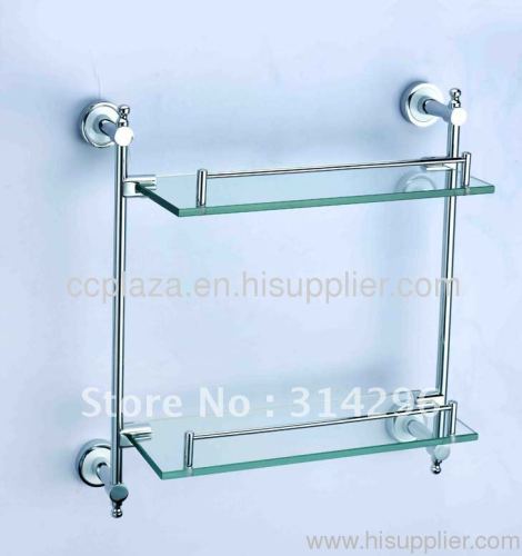 High Quality China Brass bathroom shelf g6118