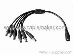 6 Way DC power splitter, Power cord