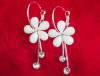Charming Pendant Flower rhinestone Jewelry earrings