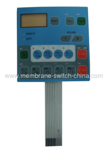 Window/Lens coating tactile membrane keypad